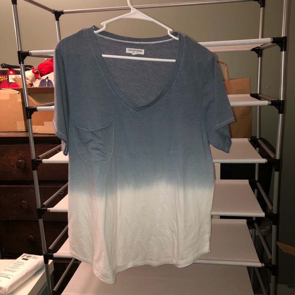 NWOT Faded V neck Tee